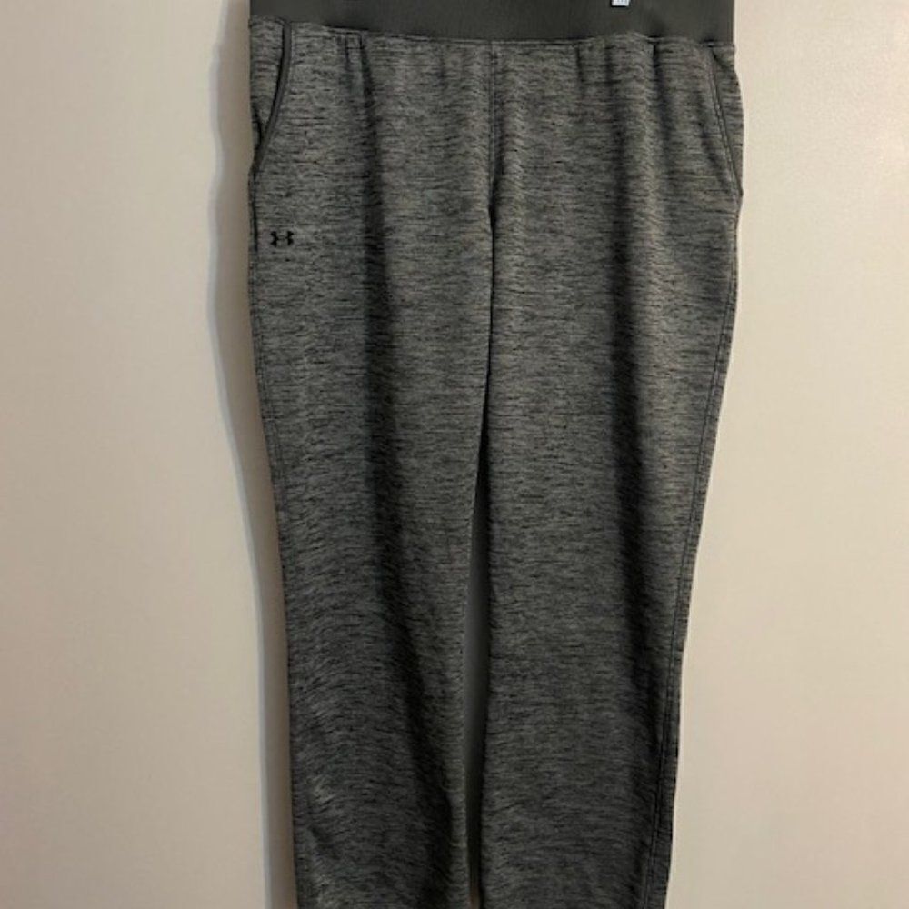 Under Armour Gray/Black fleece pants, size XL